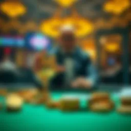 Conceptual representation of Midas' touch in gambling and betting